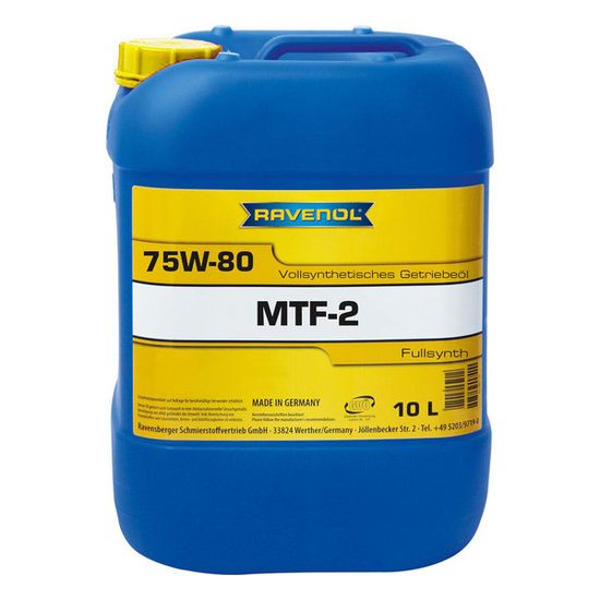 RAVENOL MTF-2 75W-80 масло для МКПП 10 Литров