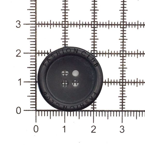 Пуговицы 4 прокола 36L=23 мм, (blk-200 (черный)), 72 шт, S090105