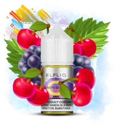 ELFLIQ - Grape Cherry (5% nic, 30ml)