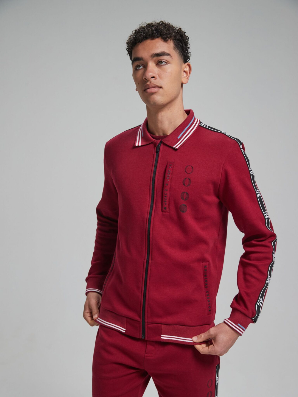 Олимпийка ORIGINAL CREATOR TRACK ZIP JACKET, Красный