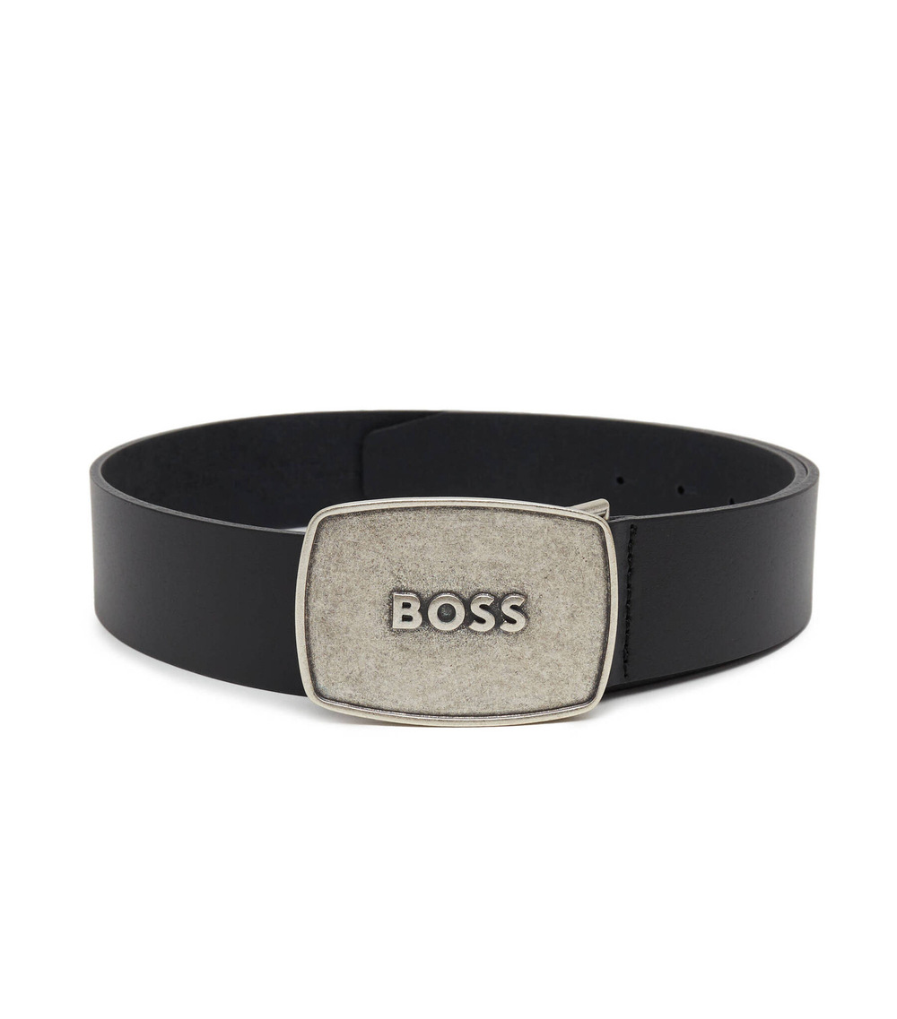 кожаный ремень boss_icon-ep_sz40 BOSS BLACK - черный(50491888)