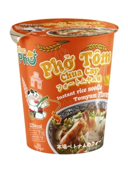Рисовая лапша Pho King ассорти вкусов 61 г * 6 шт