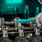 Набор инструментов 1/2", 1/4", CrV, 12 гранные головки, пластиковый кейс, 109 предмета Stels