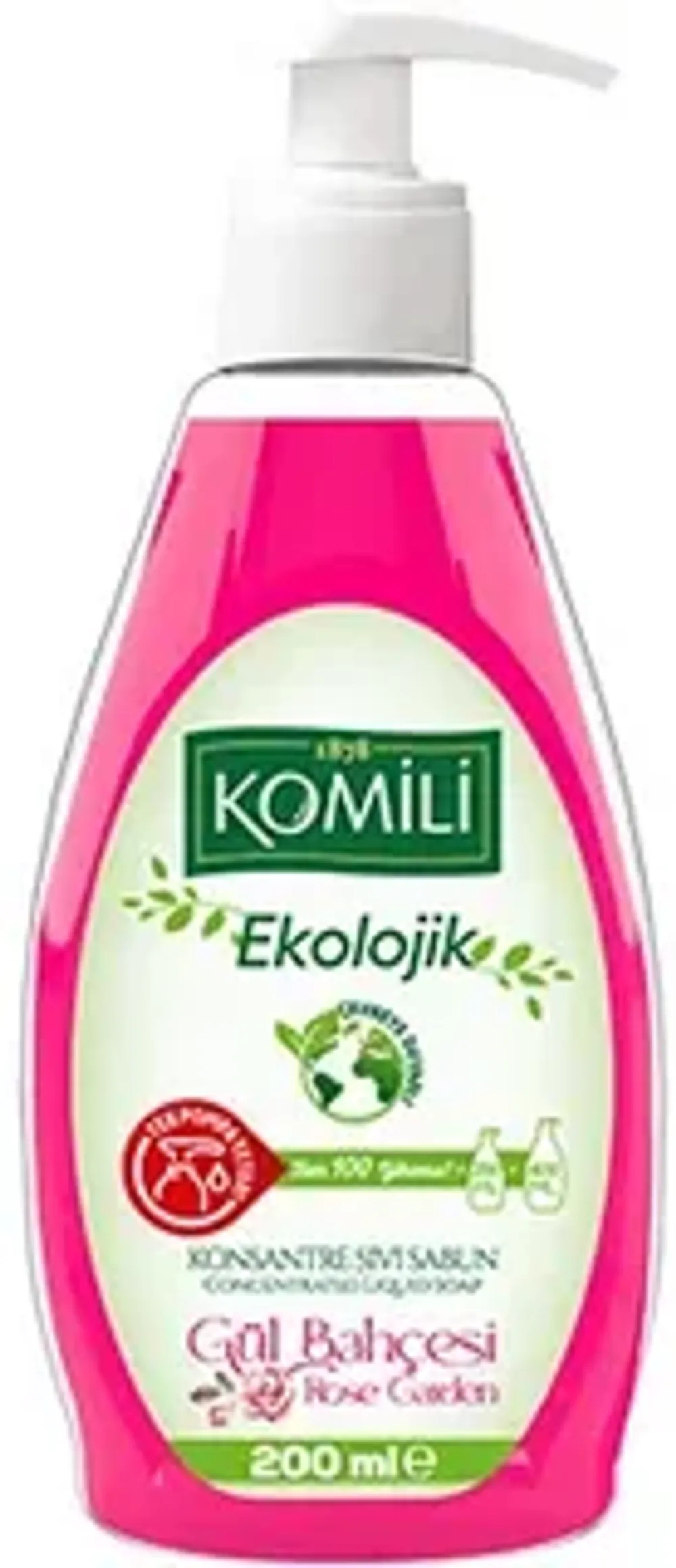 KOMILI концентр. ж. мыло розовый сад 400 мл*12шт