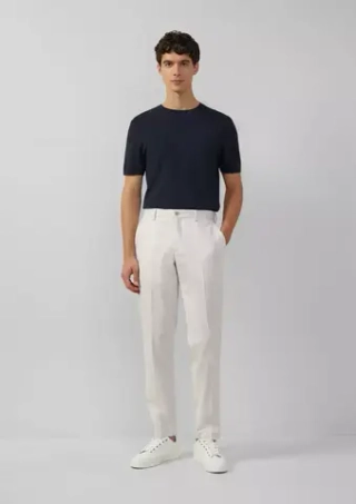 s.O PURE: классические брюки из мелированной ткани Black Label