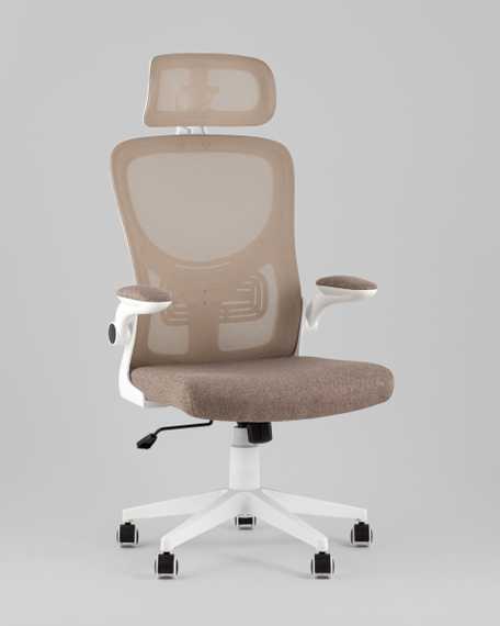 Кресло офисное TopChairs Airone бежевый ткань