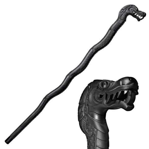 Цена наТрость Cold Steel Dragon Walking Stick 99 см, полипропилен, черный