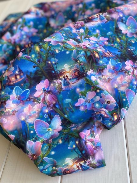 ЛЕС ФЭНТЕЗИ ФИАЛКА, отрез 50 см, 100% хлопок Handmade Fabrics 2