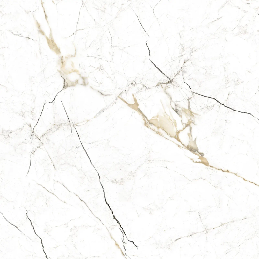 Керамогранит Alma Ceramica GFU6060RKL04R Rock Line 60x60 белый глазурованный матовый / противоскользящий под мрамор