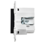 SKANDY Розетка с заземлением с защитными шторками 16А с USB C 18Вт SK-R17T титан IEK