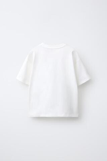 ZARA ФУТБОЛКА С ПРИНТОМ HELLO KITTY © SANRIO, БЕЛЫЙ