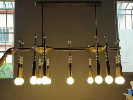 Chandelier Talisman by Apparatus (14 lampshades)