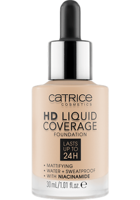 Тональная основа Catrice HD Liquid Coverage Foundation - 010 LIGHT BEIGE