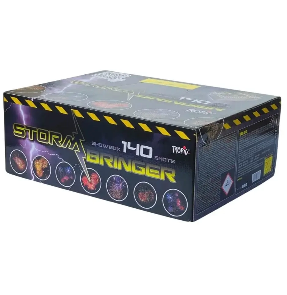 Батарея салютов Storm bringer (Tb400) от Tropic, 140 выстрелов, 20–30 мм