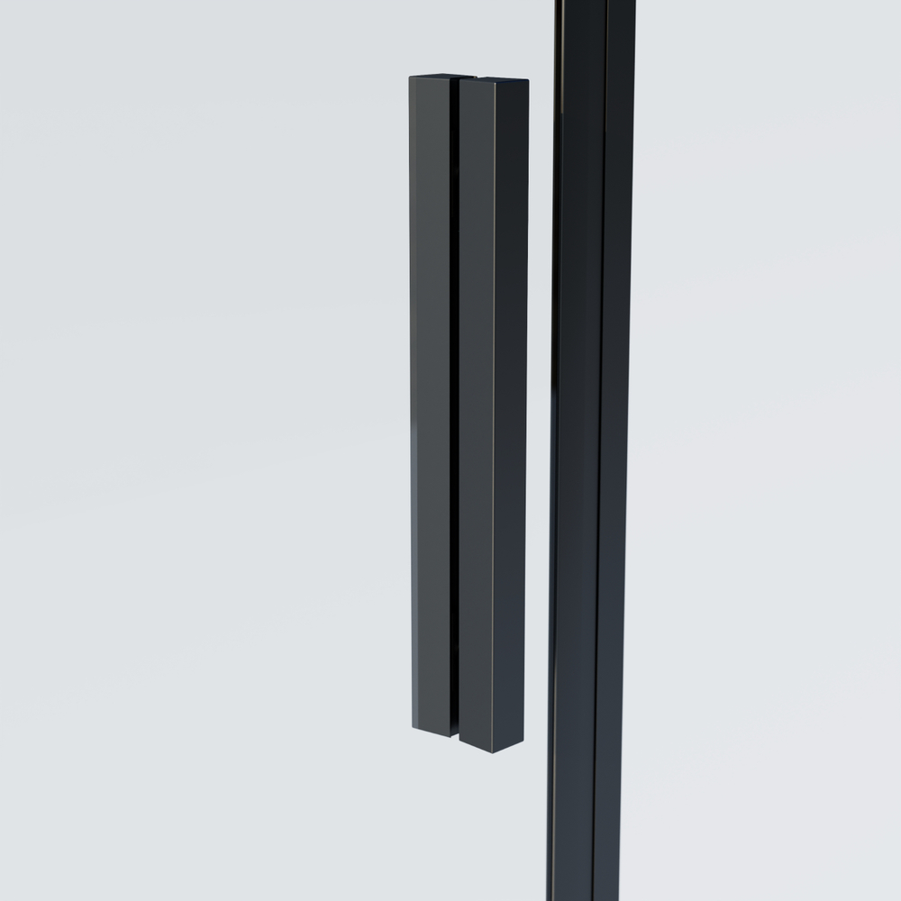 Душевой уголок Vincea Софт 2 (Soft 2) VSR-3SO29013CLB, 1300*900, черный, стекло прозрачное