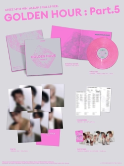 Винил ATEEZ - GOLDEN HOUR : Part.5 [Pink LP Ver.]
