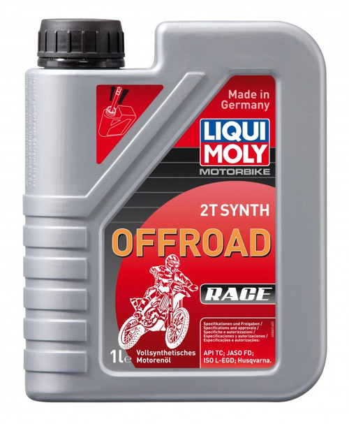 3063 LiquiMoly Синт.мот.масло д/2-т. двиг. Motorbike 2T Synth Offroad Race (1л)*