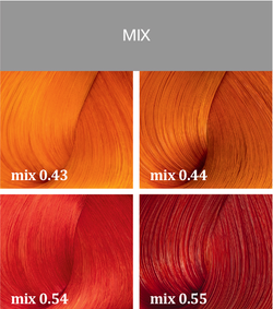mix 0.55 красный, безаммиачная краска Воuticle/ Atelier Hair Color Integrative