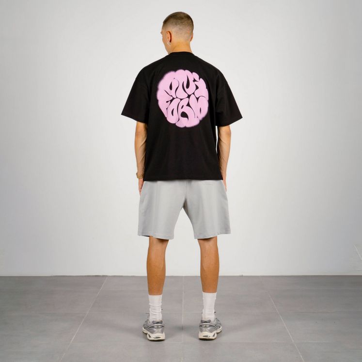 Футболка UNIFORM Heavy Bubble Blur, черный/розовый