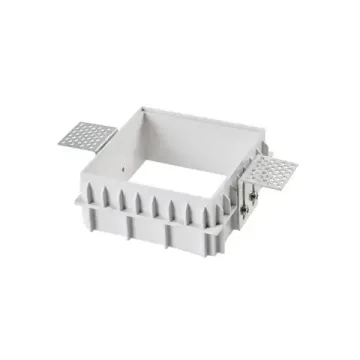 Рамка скрытого монтажа МR16 в гипсокартон/бетон под шпаклевку 214510 белый Quad Domino Lightstar