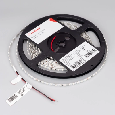 Лента RT-A120-5mm 24V Green (9.6 W/m, IP20, 2835, 5m) (Arlight, узкая)