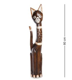 Decor and Gift 99-145 Статуэтка «Кошка» 80 см (албезия, о.Бали)