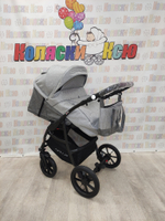 Коляска модульная Riko Basic Bella 01 серый-графит
