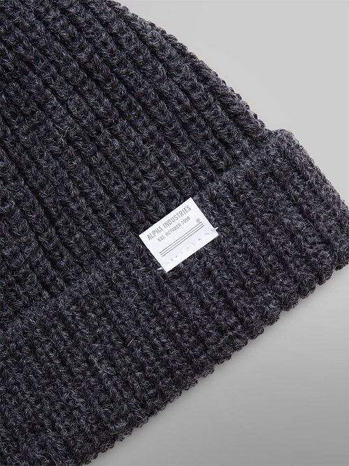 Шапка - Alpha Essential Watch Cap (dark charcoal - угольно-серый)