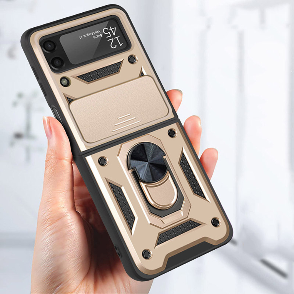 Чехол с кольцом Bumper Case для Samsung Galaxy Z Flip 3