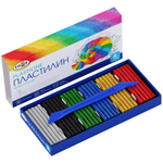 Пластилин "Классический" 6 цветов, 120 гр, со стеком (Гамма)