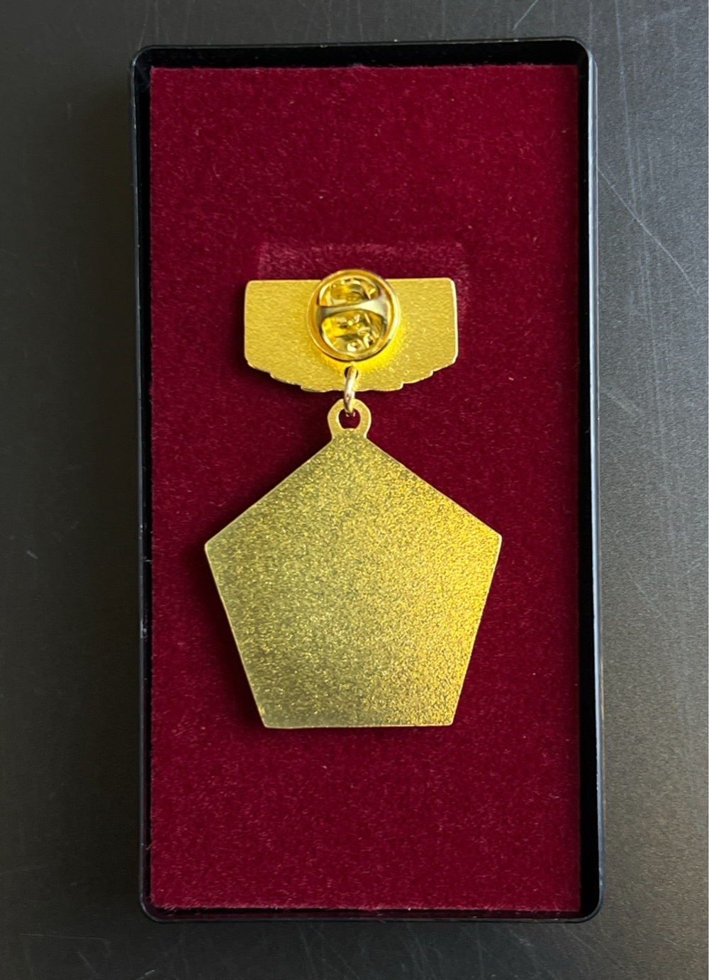 Знак 90 лет физкультурному комплексу ГТО 1931-2021 - тяжелый металл