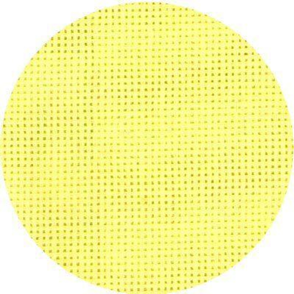 Канва 16, мелкая, арт.851 цвет желтый, 10x60кл, 40х50см