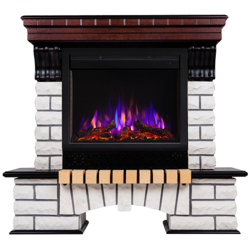 Каминокомплект Real Flame Country 25/25,5 AO с очагом Saphir 25,5