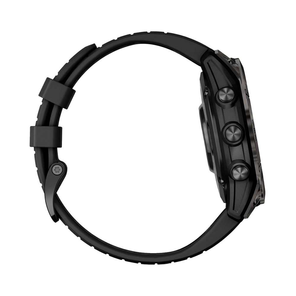 Умные часы Garmin Epix Pro (Gen 2), 47mm, Sapphire Edition Carbon Gray DLC Titanium with Black Band (010-02803-11)