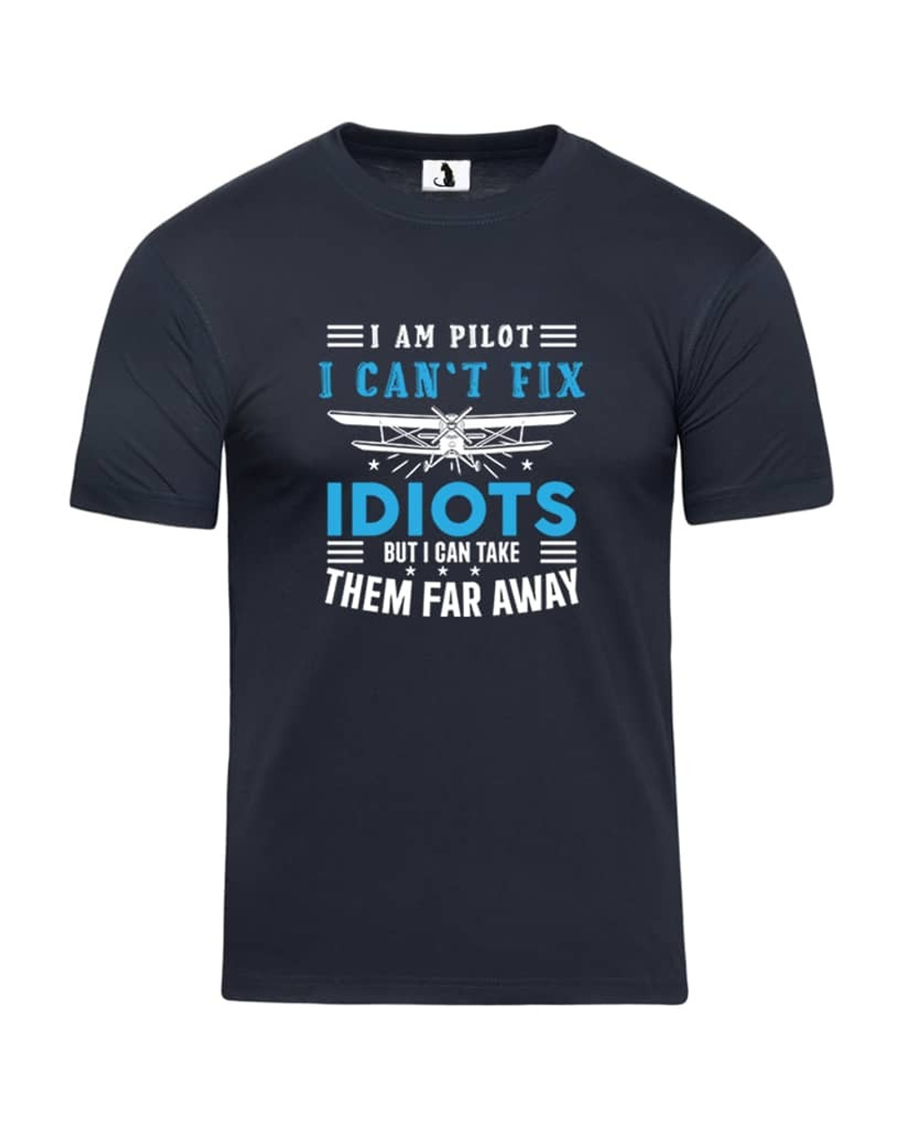 Футболка пилота I can`t fix idiots