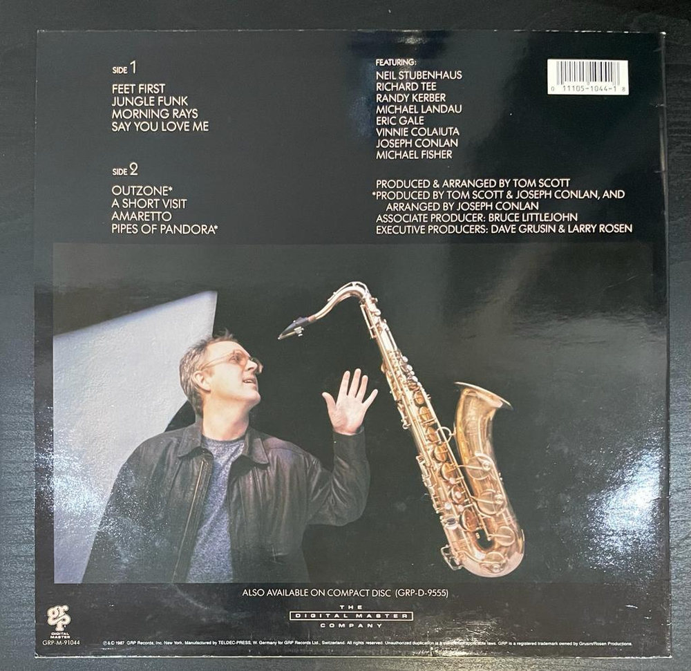 Tom Scott- Streamlines (Швейцария 1987г.)