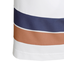 Мужские теннисные шорты Quiet Please Retro Stripe Block Smash Shorts Men - White