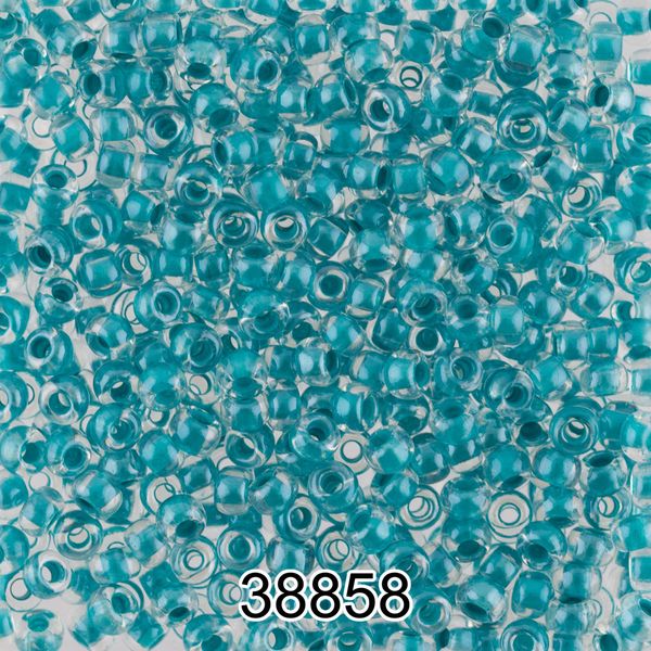 Бисер Preciosa 10/0 (2.3 мм), 500 г, 38858 (Ф527) бирюзовый