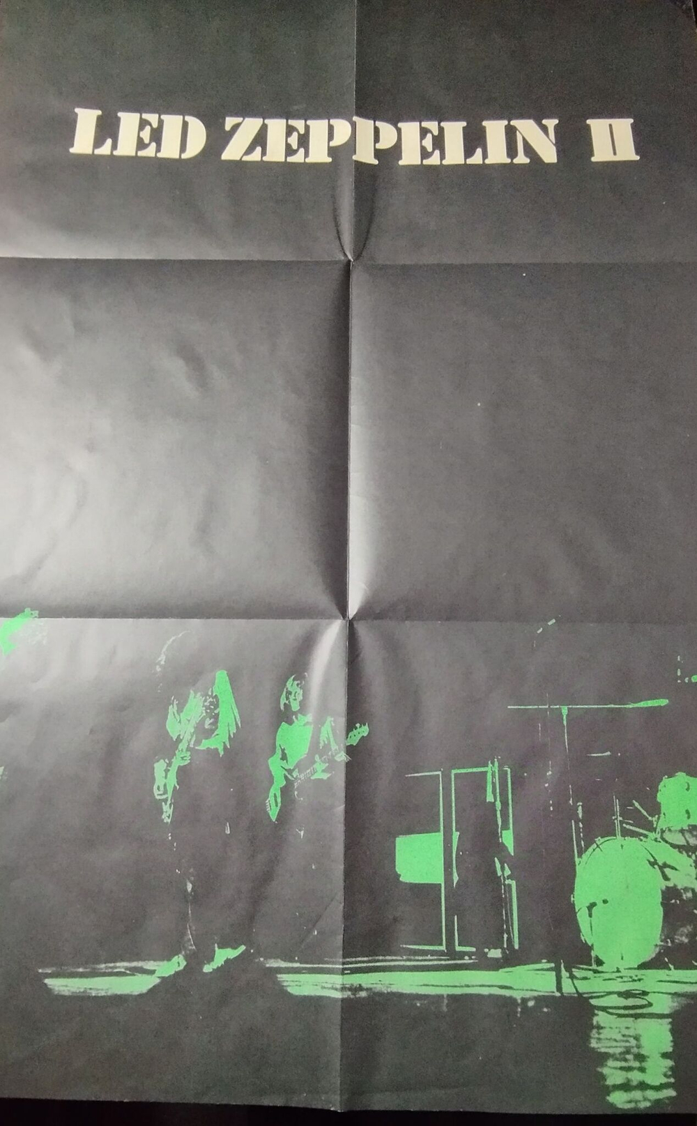 Винтажная виниловая пластинка LP Led Zeppelin II (Japan 1971) (Obi) (Poster) P 8042A