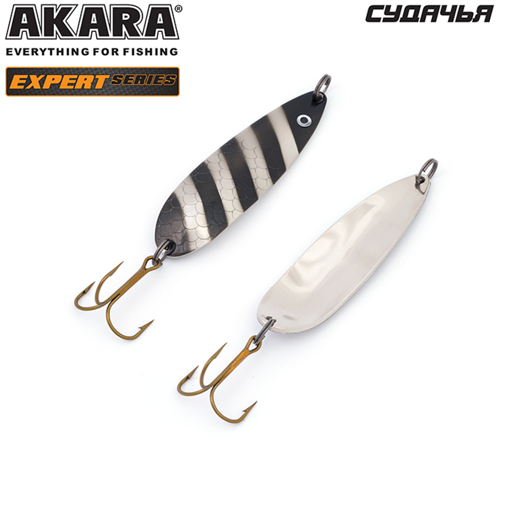 Блесна колебалка Akara Expert Судачья 80 мм 24 гр. 14/SIL