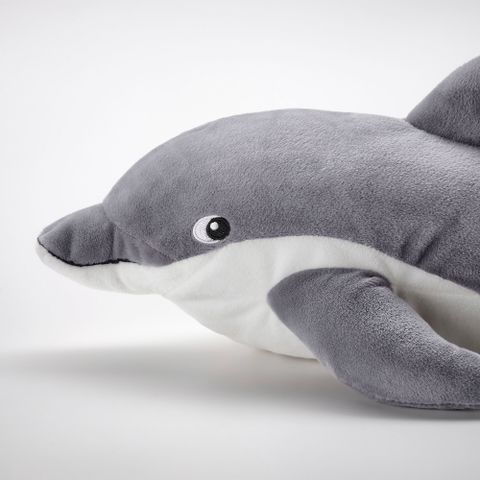 Мягкая игрушка IKEA BLAVINGAD (БЛАВИНГАД), Дельфин, 50 см