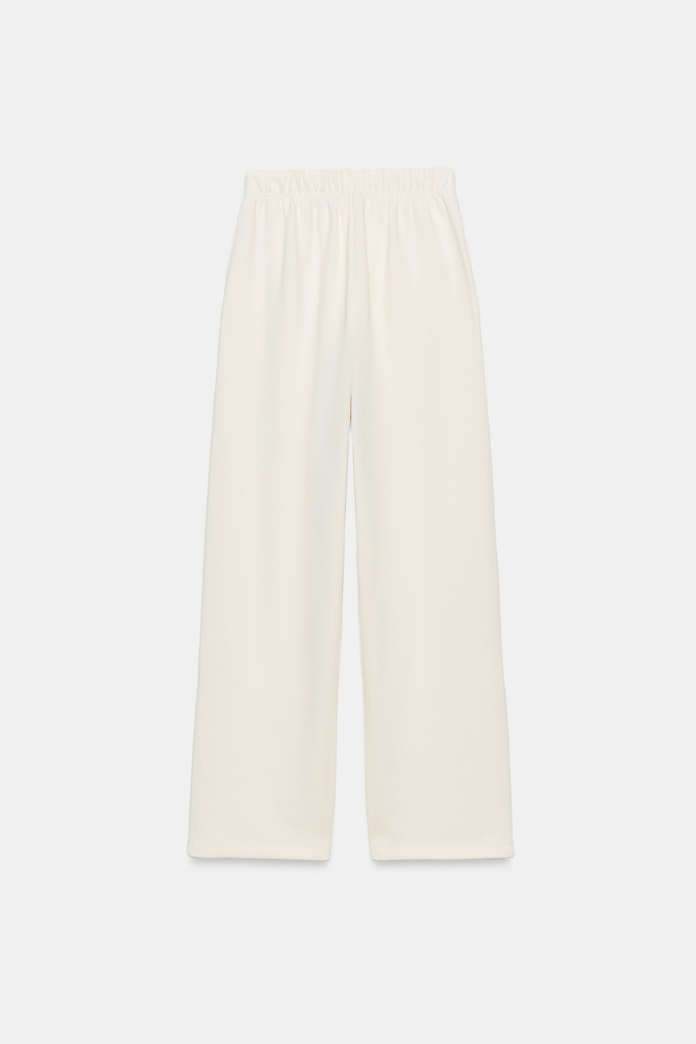 БРЮКИ ПРЯМОГО КРОЯ С НАДПИСЬЮ — ZARA