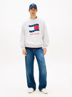 Толстовка мужская TOMMY JEANS TJM 90S WAVY FLAG CR