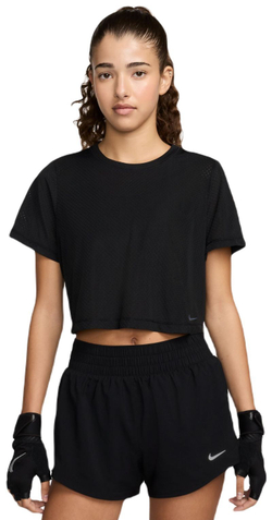 Женская теннисная футболка Nike One Classic Dri-Fit Breath T-Shirt - черный
