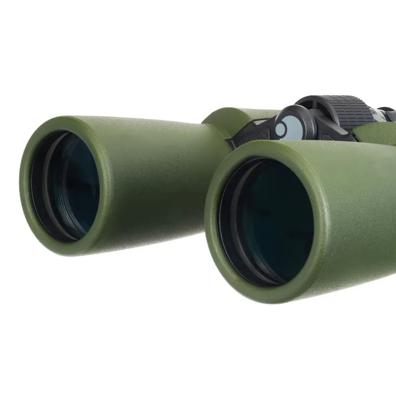 Бинокль Levenhuk Army 12x50 с сеткой боковой вид объективов