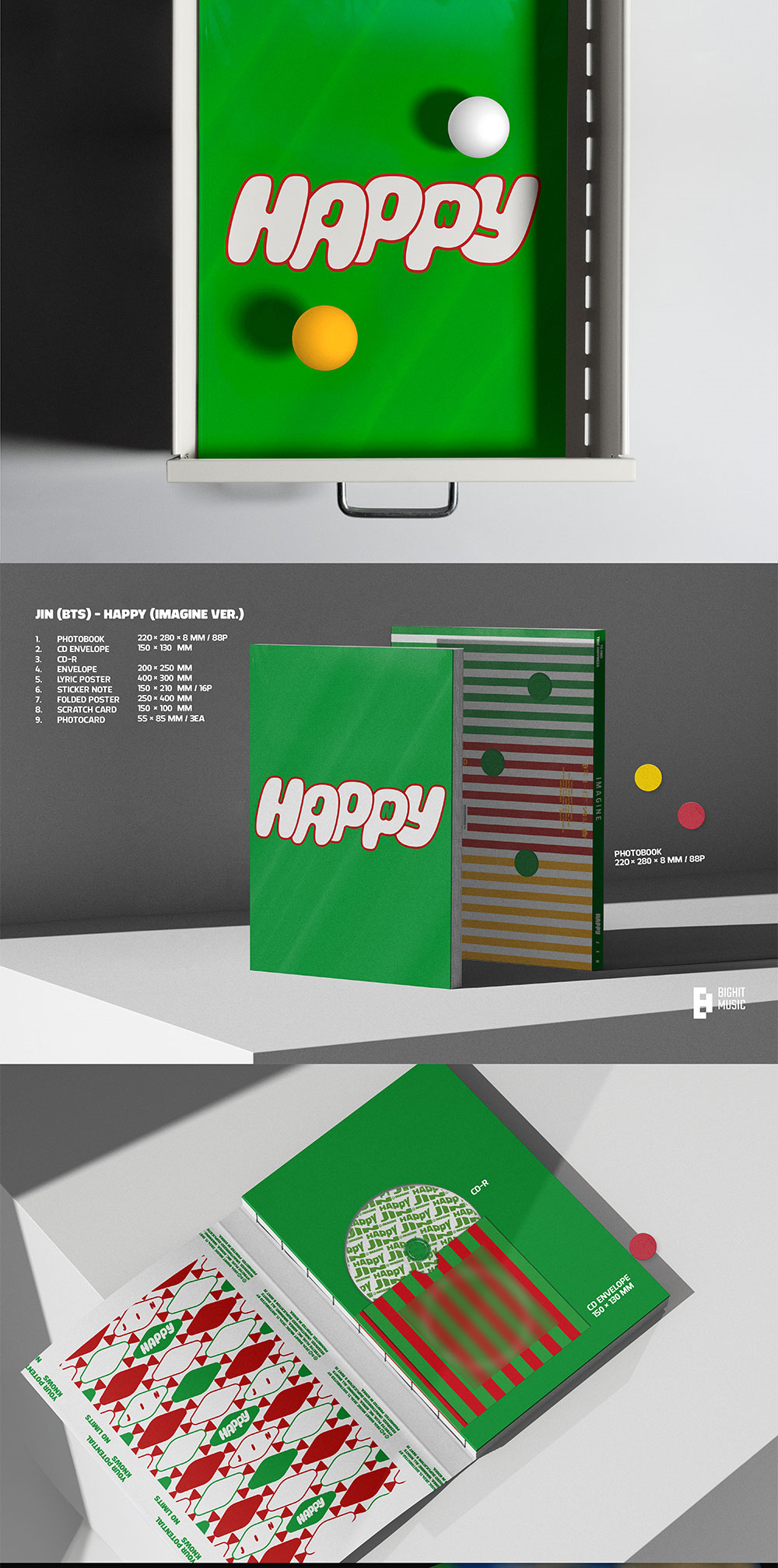Альбом Jin (BTS) - Solo Album Happy