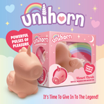 Вибромассажер Unihorn - Heart Throb с режимом пульсации, светло-розовый