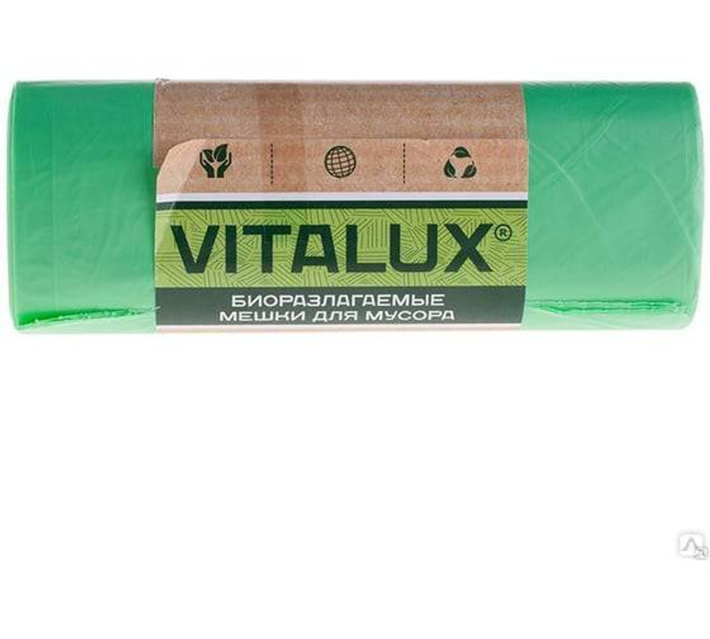 Мешки д/мусора 30л 20шт (рул) биоразлаг. VitAlux *20 01268