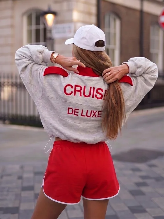 Бомбер «Cruise de Luxe» серый