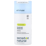 ATTITUDE, Sensitive Natural, дезодорант без отдушки, 75 г (2,64 унции)